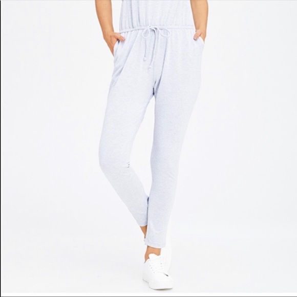 Heather Gray Jogger Jumpsuit - Picture 3 of 4